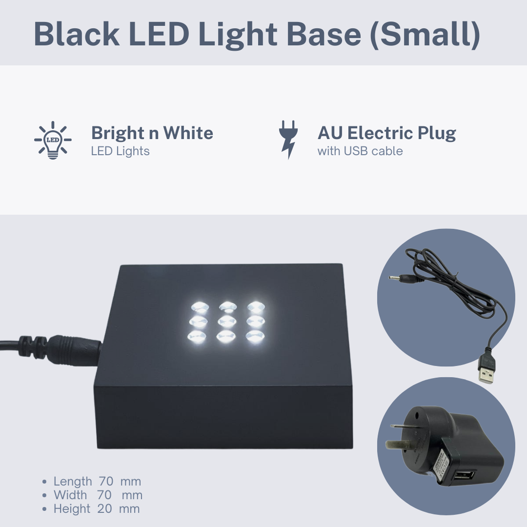 Black LED Light Base
