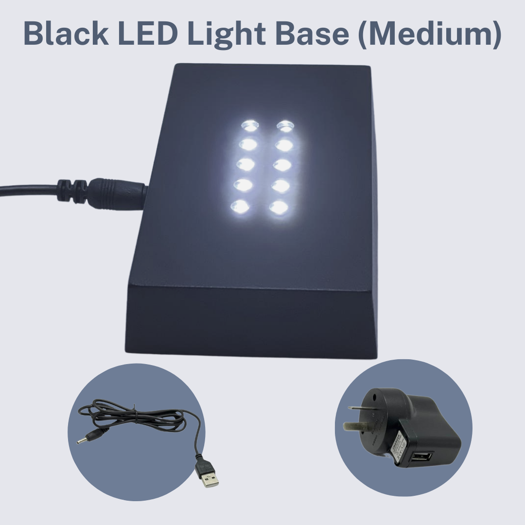 Black LED Light Base
